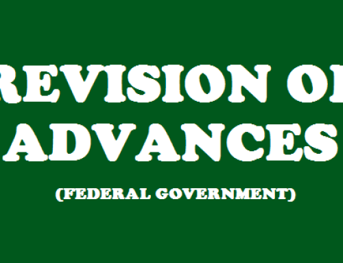 GRANT OF ADVANCES — Revision of Bicycle, Motor Cycle and Motor Car Advances and Grant of Second Advance for the purchase of Motor Car / Motor Cycle / Bicycle (Federal Government).