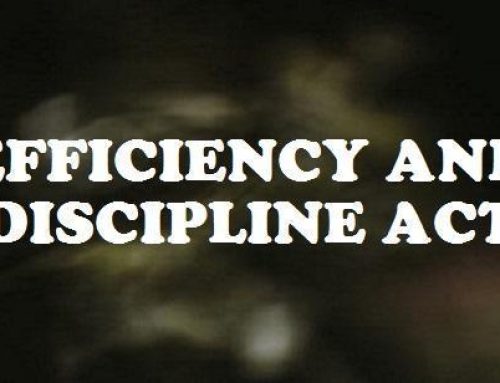 THE BALOCHISTAN EMPLOYEES’ EFFICIENCY AND DISCIPLINE ACT, 2011 — It shall apply to the employees in Government service. Absence from duty means unauthorized absence from duty without prior permission or sanction of leave by the competent authority under the Rules for the time being in force and applicable to the employee concerned. Charge means allegations framed against the accused pertaining to any act of omission and commission, under this Act. Inquiry Documents means the Order of Inquiry, Statement of Allegations, Show Cause Notice, Personal Hearing Notice, Inquiry Report or any other Letter, Order, Notification which forms part of the inquiry proceedings under this Act.