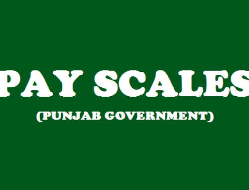 NOTIFICATIONS  REGARDING REVISION OF PAY SCALES AND ALLOWANCES FROM 1972 TO 2022 AND PAY REVISION RULES (GOVERNMENT OF THE PUNJAB, FINANCE DEPARTMENT)   — Pay Scale includes a fixed rate of pay. The Government of the Punjab sanctioned Revision of Basic Pay Scales & Allowances for the civil servants of the Punjab Government from time to time.