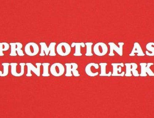 PROMOTION AS JUNIOR CLERK AGAINST 20% QUOTA (PUNJAB GOVERNMENT) — Twenty Percent (20%) posts of Junior Clerk shall be filled in by promotion from amongst the employees of all categories from BS-01 to BS-08 employed in the respective office / department / functional unit, who are otherwise eligible for appointment to the post.